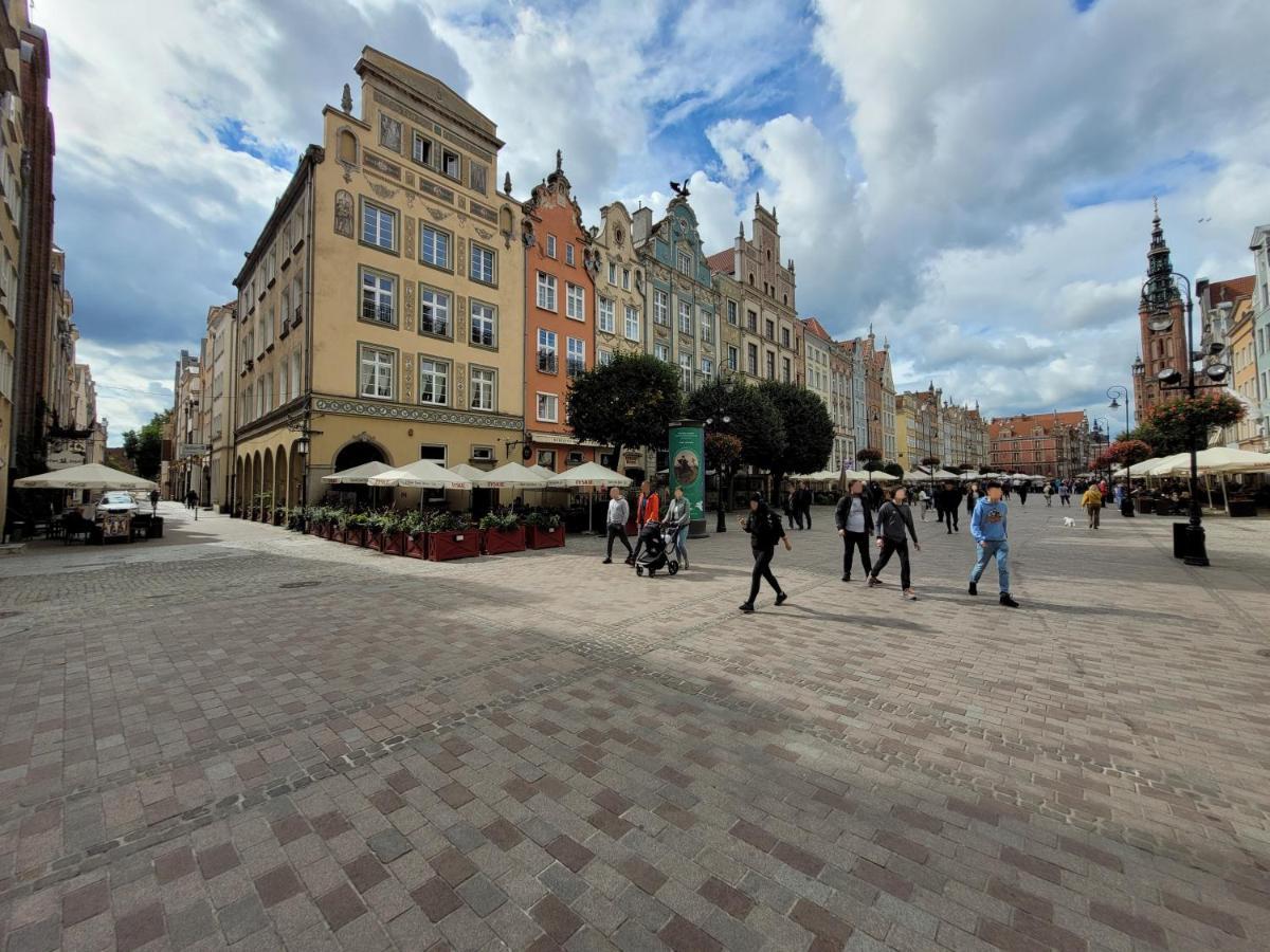 Apartament Stare Miasto Gdansk Z Widokiem Na Motlawe Kültér fotó